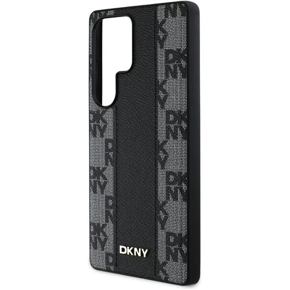 Etui DKNY Leather Checkered Pattern      MagSafe do Samsung Galaxy S25 Ultra czarny