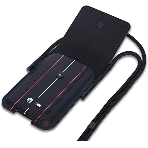 Torebka BMW Phone Pouch Red Stripes      czarny