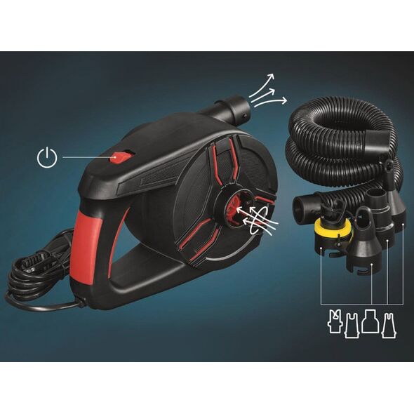 Bestway pompka eklektyczna Powergrip PRO do gniazdka+4adaptery 62247 EDUKAMP