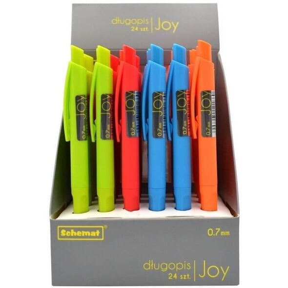 Długopis 0,7mm Joy (24szt) EDUKAMP