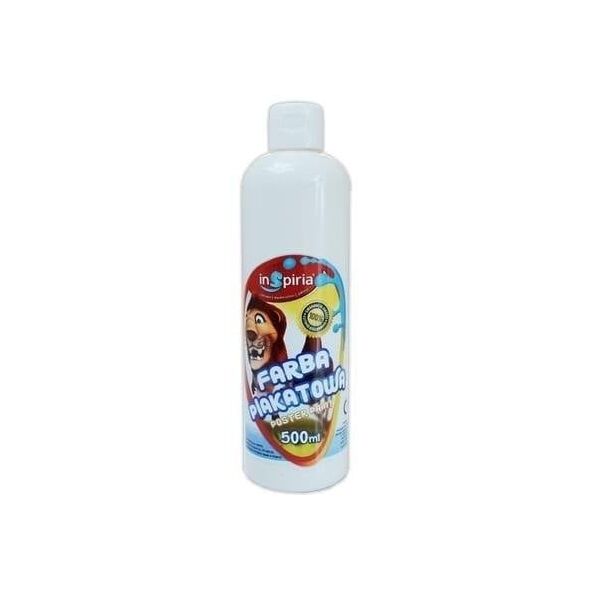 Farba plakatowa biała 500ml EDUKAMP