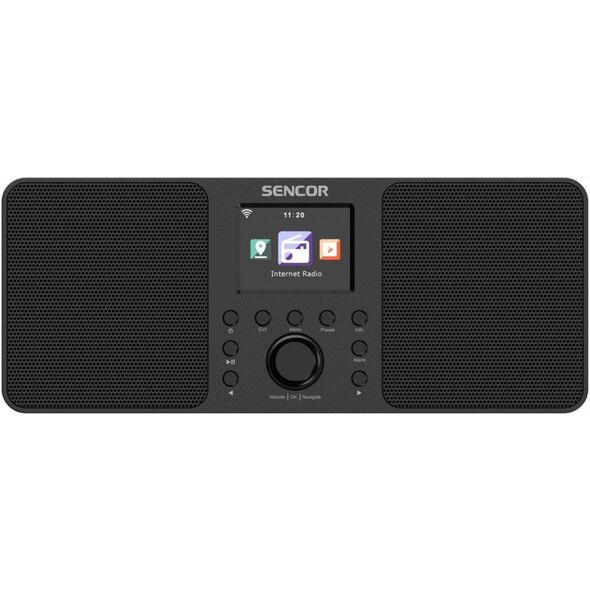 Sencor Radio Internetowe Moc 2x10W,WiFi,FM,DAB+,USB, wys.LCD