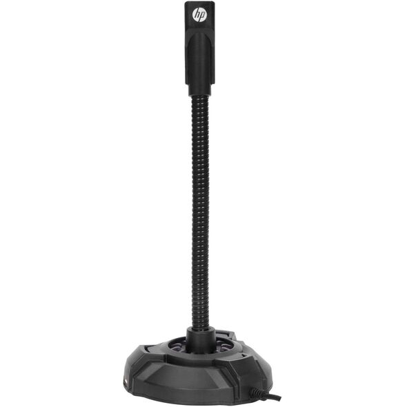 HP, komputerowy mikrofon, DHP-1100C, czarny, lampka LED USB Hub