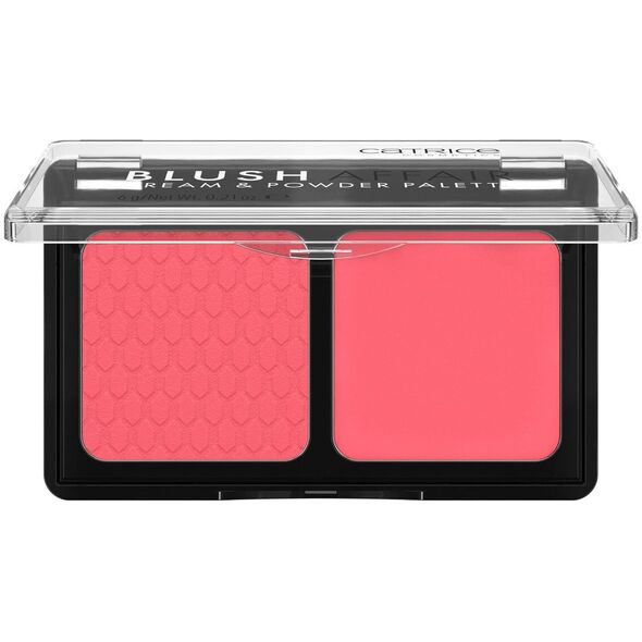 Catrice Blush Affair Cream & Powder Palette Paleta Róży W Kremie I Pudrze 6g stunning strawberry (010)