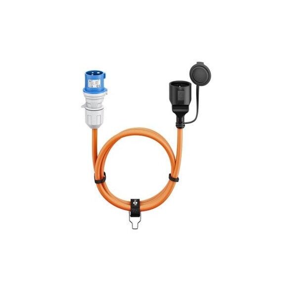 Kabel adaptera CEE, wtyczka CEE do gniazda styku ochronnego, 1,5 m - Długość kabla 1.5 m