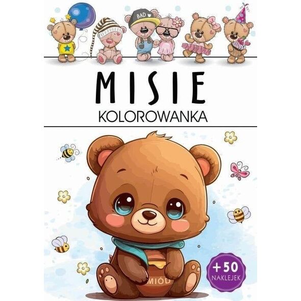 Misie. Kolorowanka EDUKAMP