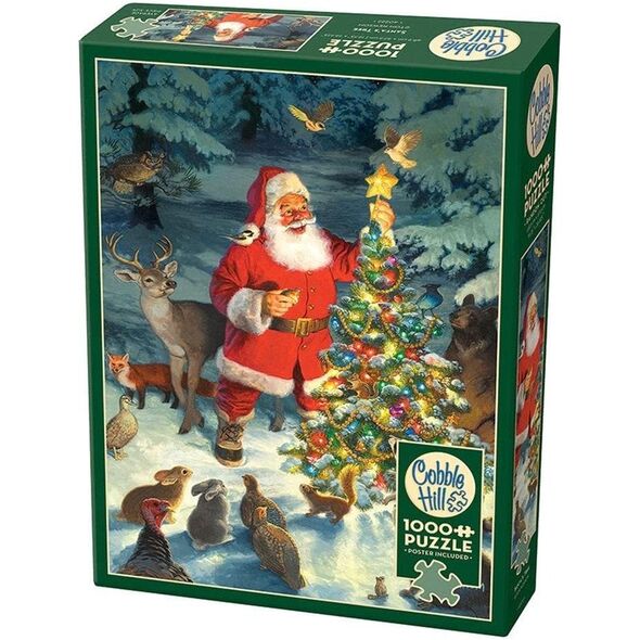 Puzzle 1000 Choinka Świętego Mikołaja G3 EDUKAMP