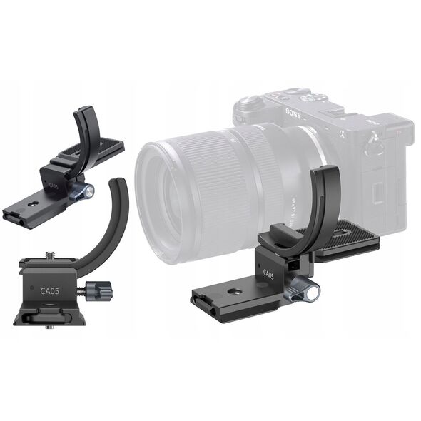 Uchwyt Statyw Statywowy Obrót Pion Poziom Arca Swiss 1/4 3/8 Obiektyw 75mm / Ca05