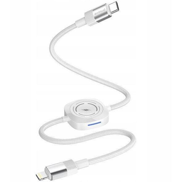 Kabel Przewód Usb-c Na Lightning 27w + Ładowarka Qi Na Smartofon Smartwatch / Ccmt27004101