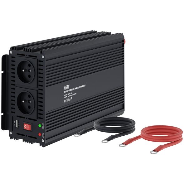 NEWELL NL3677 Przetwornica napięcia z modyfikowaną sinusoidą - 12 V / 230 V, 2000 W