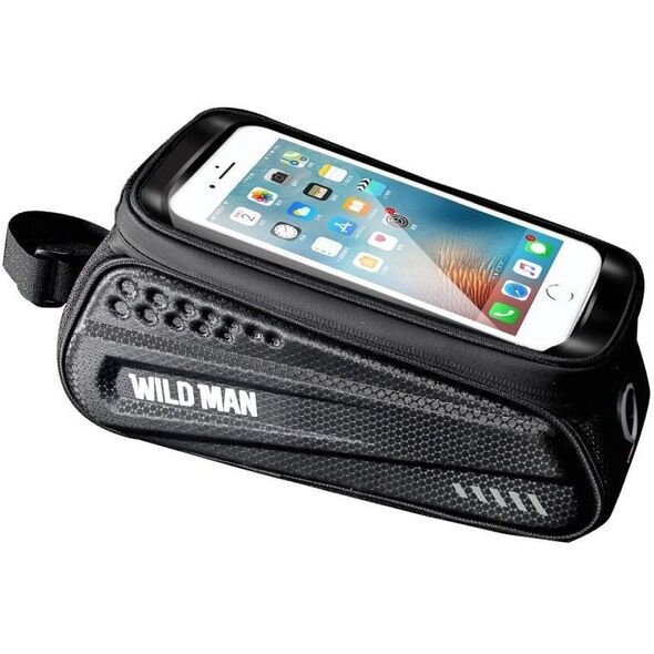 WILDMAN sakwa rowerowa na ramę na zamek ES3 1L ( 4" - 7" ) czarna