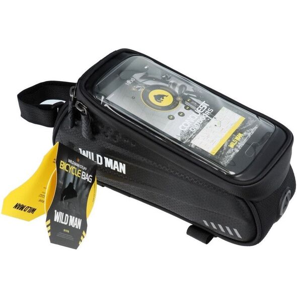 WILDMAN sakwa rowerowa na ramę na zamek ES3 1L ( 4" - 7" ) czarna