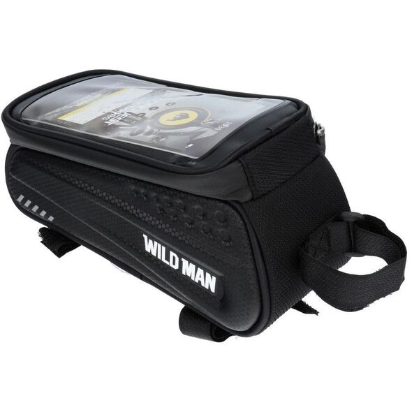 WILDMAN sakwa rowerowa na ramę na zamek ES3 1L ( 4" - 7" ) czarna