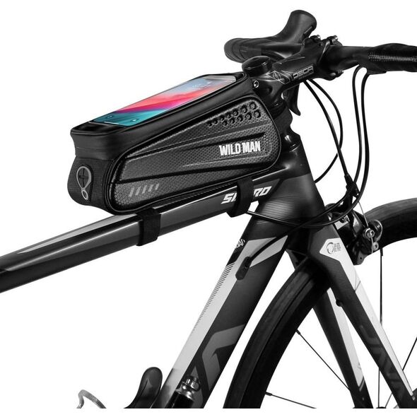 WILDMAN sakwa rowerowa na ramę na zamek ES3 1L ( 4" - 7" ) czarna