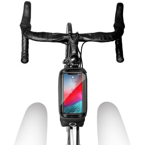 WILDMAN sakwa rowerowa na ramę na zamek ES3 1L ( 4" - 7" ) czarna