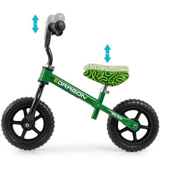 Milly Mally Rowerek biegowy Dragon Green