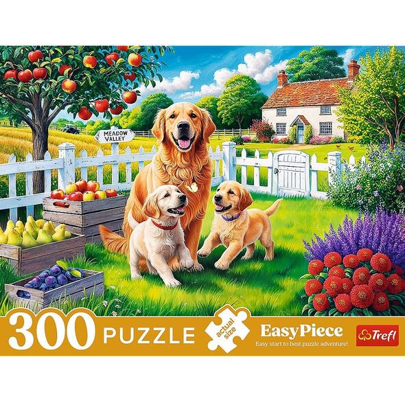 Puzzle - 300 EasyPiece - Pieski na wsi Trefl 23101 EDUKAMP