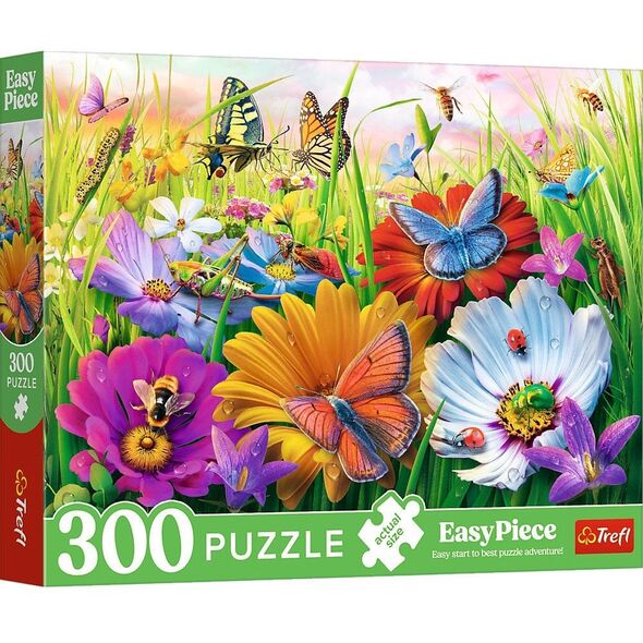 Puzzles - 300 EasyPiece - Owady na łące Trefl 23103 EDUKAMP