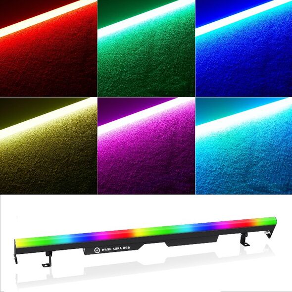 LIGHT4ME WASH AURA RGB listwa oświetleniowa wall washer 90x0,5W SMD5050 LED
