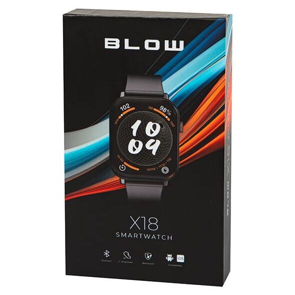 89-010# Smartwatch blow x18 czarny