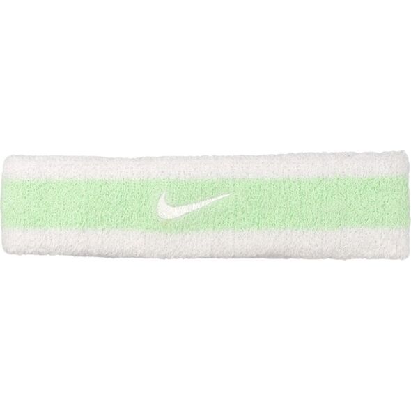 Opaska na głowę Nike Swoosh biało-zielona N0001544117OS