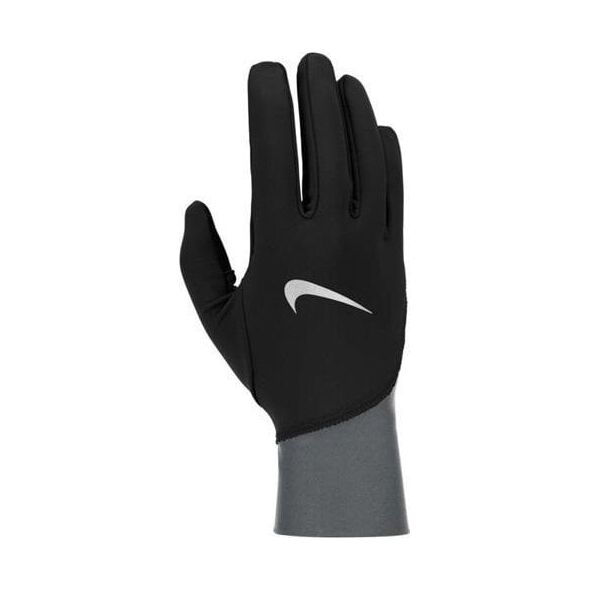 Rękawiczki do biegania męskie Nike Pacer Midweight czarno-szare N1010535018 XL
