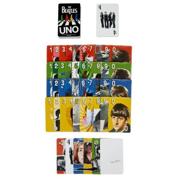 Gra UNO Canvas The Beatles