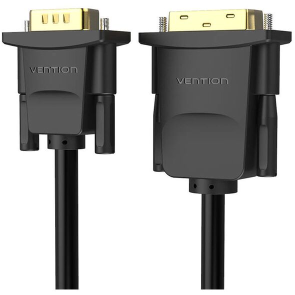 Vention EABBG adapter kablowy 1,5 m DVI VGA (D-Sub) Czarny