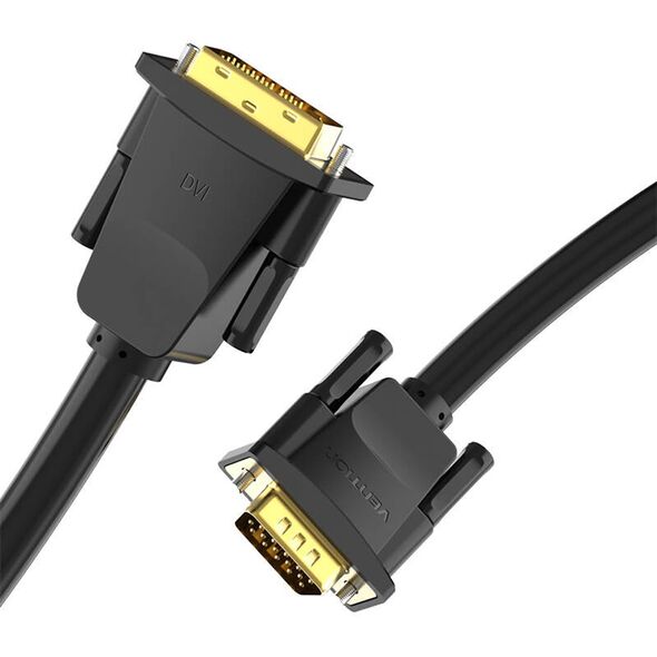 Vention EABBG adapter kablowy 1,5 m DVI VGA (D-Sub) Czarny