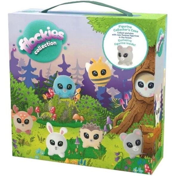 Figurka Flockies Walizka zielona EDUKAMP