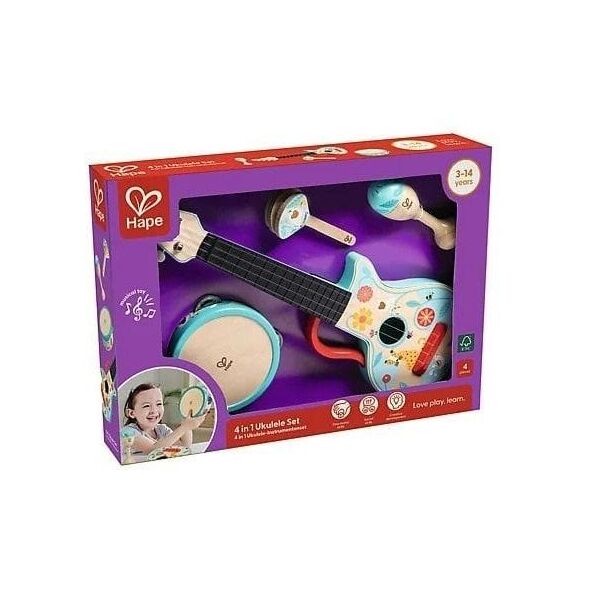 Zestaw muzyczny 4w1 HAPE EDUKAMP