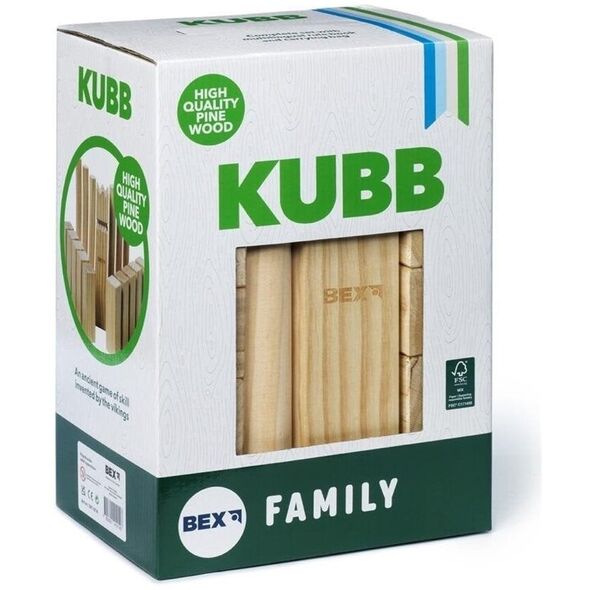 Gra plenerowa Kubb Family Certyfikat FSC EDUKAMP