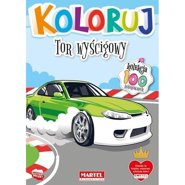 Koloruj - Tor wyścigowy EDUKAMP