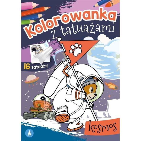 Kolorowanka z tatuażami. Kosmos EDUKAMP