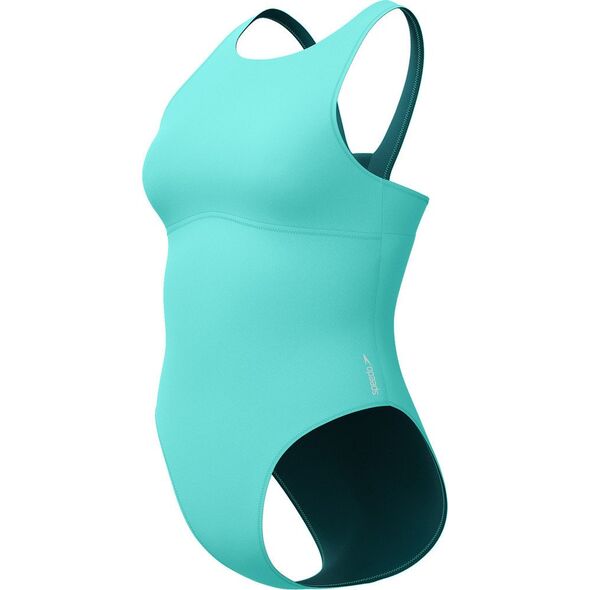 Damski Strój Kąpielowy Solid High Neck 1 Pc rozmiar L