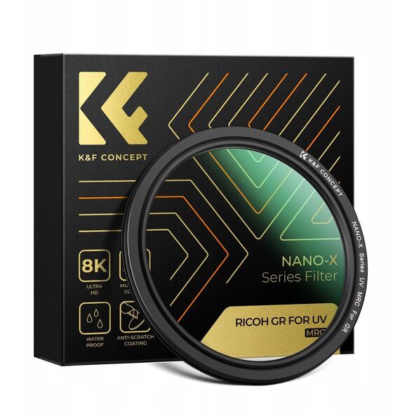 Φίλτρο Uv Nano-x Mrc K&f Concept Για Κάμερα Ricoh Gr Gr Ii Iii Iiix Hdf / Sku.2319
