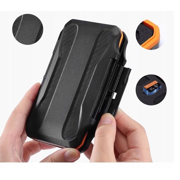 Σκληρή Θήκη Etui Κουτί για Κάρτες Μνήμης 6x Xqd / Cf Cfexpress Τύπου B / Kf31.108