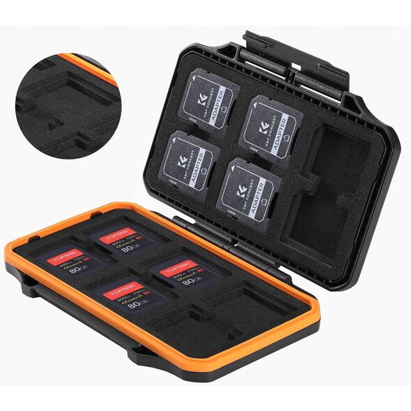 Σκληρή Θήκη Etui Κουτί για Κάρτες 24x Sd / Sdxc / Sdhc / Cf Cfexpress Τύπου A / Kf31.109