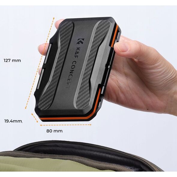 Σκληρή Θήκη Etui Κουτί για Κάρτες 24x Sd / Sdxc / Sdhc / Cf Cfexpress Τύπου A / Kf31.109