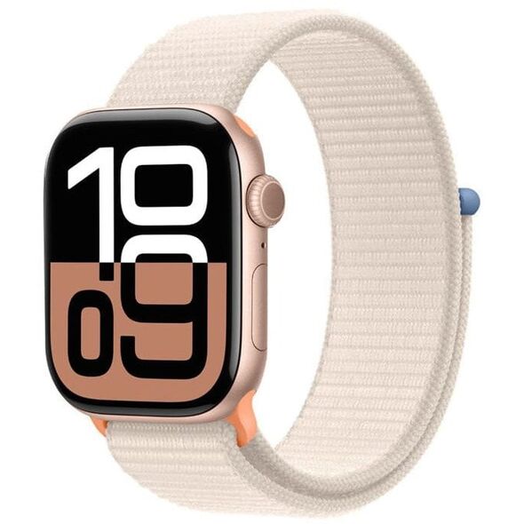 Crong Nylon - Pasek sportowy do Apple Watch 38/40/41/42 mm (Starlight)