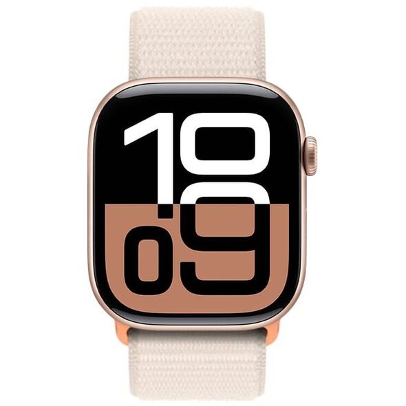 Crong Nylon - Pasek sportowy do Apple Watch 38/40/41/42 mm (Starlight)