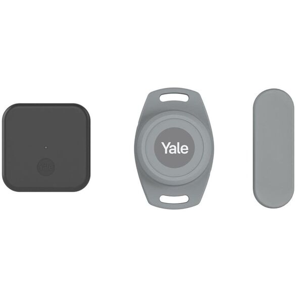 Yale Inteligentny sterownik do bram 1x Smart Opener , 1x Door Position Sensor, 2x Dodatkowy kabel, 2x Taśma instalacyjna