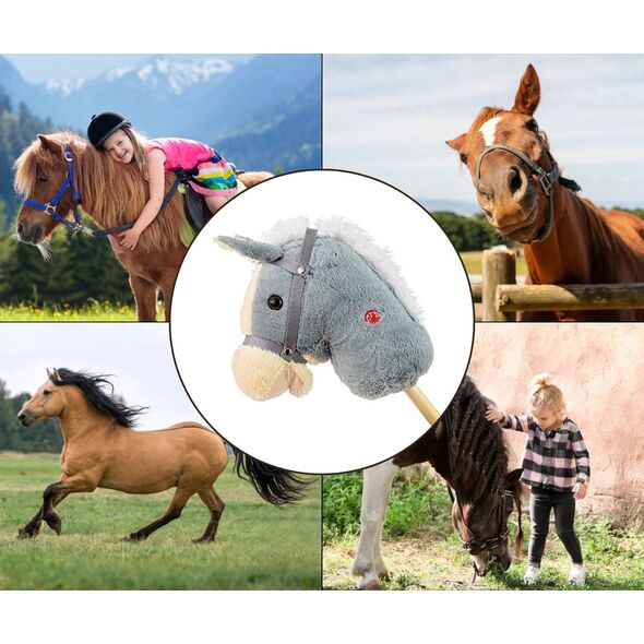 Milly Mally Hobby Koń na Kiju Grey