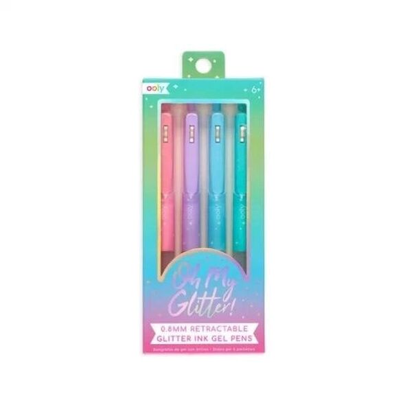 Στυλό Gel Oh My Glitter! 4 χρώματα