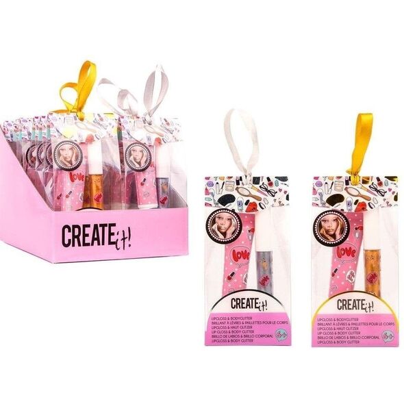 Λιπ γκλος + γκλίτερ σώματος CREATE IT!