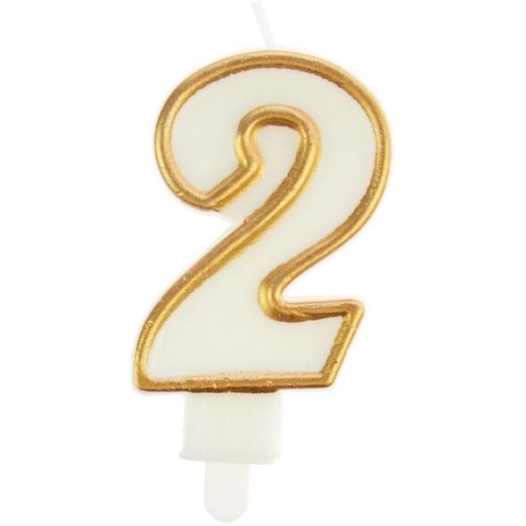 Świeczka 2 złota