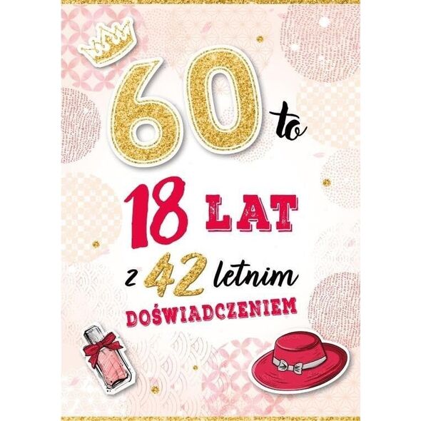 Karnet Urodziny 60