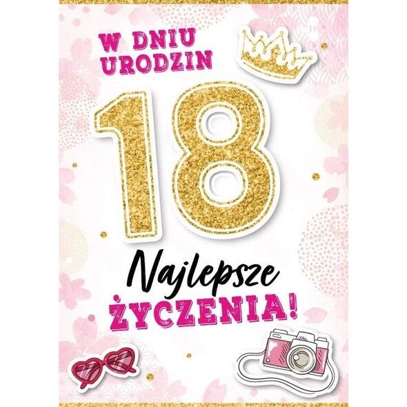 Karnet Urodziny 18