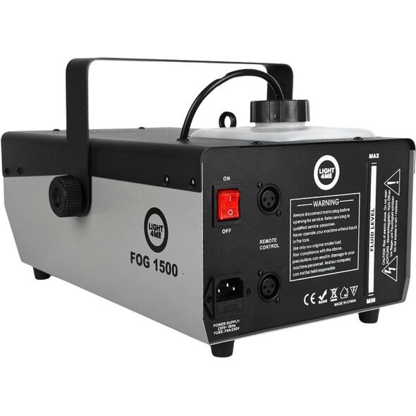 LIGHT4ME FOG 1500 V2 wytwornica dymu mgły pilot be