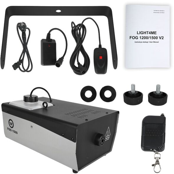 LIGHT4ME FOG 1500 V2 wytwornica dymu mgły pilot be